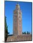 Tower of Koutoubia Mosque in Marrakech, 12th century-Abu Yusuf Yaqub al-Mansur-Mounted Photographic Print