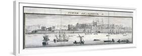 Tower of London, 1737-Samuel Buck-Framed Giclee Print