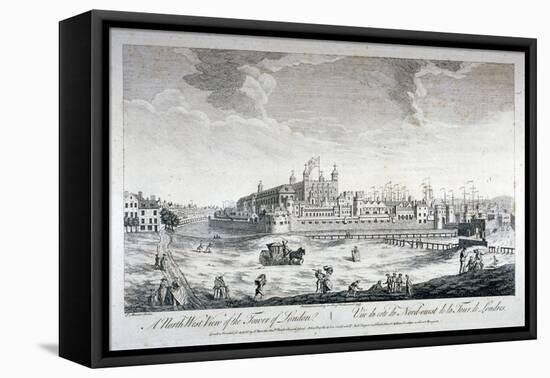 Tower of London, 1753-John Maurer-Framed Stretched Canvas