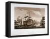 Tower of London, 1799-C Rosenberg-Framed Stretched Canvas