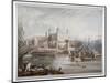 Tower of London, 1819-Daniel Havell-Mounted Giclee Print