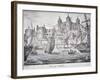 Tower of London, 1829-Nathaniel Whittock-Framed Giclee Print