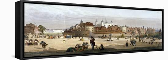 Tower of London, 1842-Thomas Shotter Boys-Framed Stretched Canvas