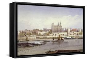 Tower of London, 1893-John Crowther-Framed Stretched Canvas