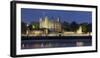 Tower of London, at Night, England, Great Britain-Rainer Mirau-Framed Photographic Print