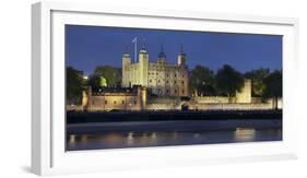 Tower of London, at Night, England, Great Britain-Rainer Mirau-Framed Photographic Print