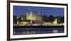 Tower of London, at Night, England, Great Britain-Rainer Mirau-Framed Photographic Print