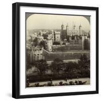 Tower of London, C Late 19th Century-Underwood & Underwood-Framed Photographic Print