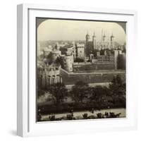 Tower of London, C Late 19th Century-Underwood & Underwood-Framed Photographic Print