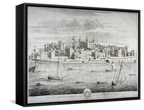 Tower of London, C1700-Johannes Kip-Framed Stretched Canvas