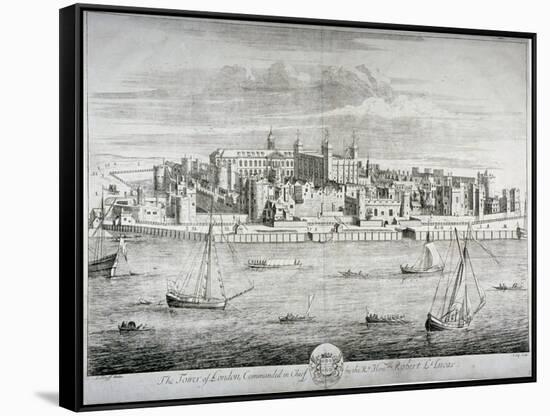 Tower of London, C1700-Johannes Kip-Framed Stretched Canvas