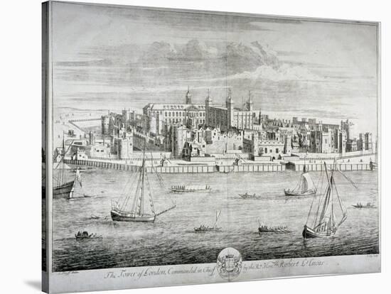 Tower of London, C1700-Johannes Kip-Stretched Canvas