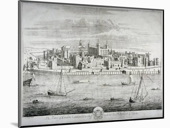 Tower of London, C1700-Johannes Kip-Mounted Giclee Print