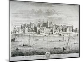 Tower of London, C1700-Johannes Kip-Mounted Giclee Print