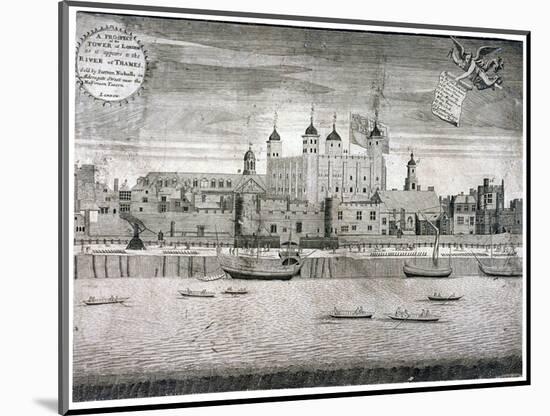 Tower of London, C1750-Sutton Nicholls-Mounted Giclee Print