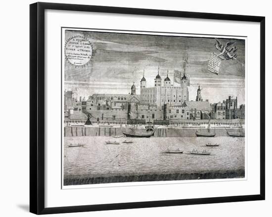 Tower of London, C1750-Sutton Nicholls-Framed Giclee Print