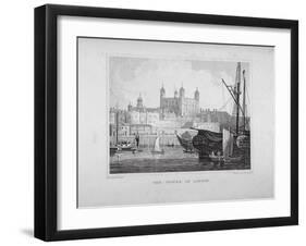 Tower of London, C1830-William Woolnoth-Framed Giclee Print