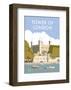 Tower of London - Dave Thompson Contemporary Travel Print-Dave Thompson-Framed Giclee Print