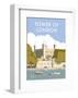 Tower of London - Dave Thompson Contemporary Travel Print-Dave Thompson-Framed Giclee Print