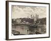 Tower of London from Tower Bridge, London, 1933-null-Framed Photographic Print