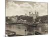 Tower of London from Tower Bridge, London, 1933-null-Mounted Photographic Print