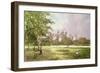 Tower of London from Trinity Square, 1890's-John Sutton-Framed Giclee Print