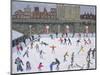 Tower of London Ice Rink, 2015-Andrew Macara-Mounted Premium Giclee Print