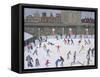 Tower of London Ice Rink, 2015-Andrew Macara-Framed Stretched Canvas