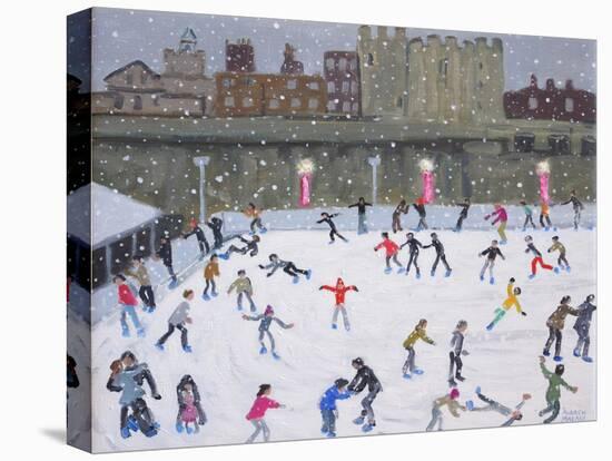 Tower of London Ice Rink, 2015-Andrew Macara-Stretched Canvas