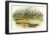 Tower of London in the 19th Century. also known as Her Majesty's Royal Palace and Fortress-Charles Wilkinson-Framed Giclee Print