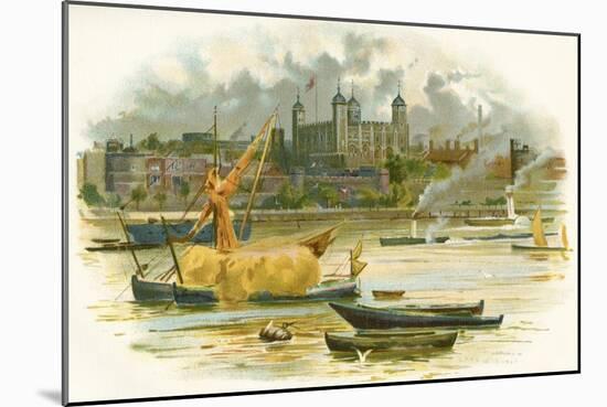 Tower of London in the 19th Century. also known as Her Majesty's Royal Palace and Fortress-Charles Wilkinson-Mounted Giclee Print