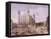 Tower of London, London, 1883-John Crowther-Framed Stretched Canvas