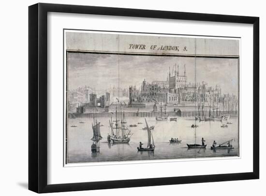 Tower of London, Stepney, London, 1737-Samuel Buck-Framed Giclee Print