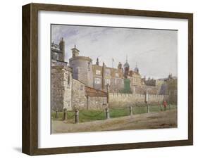 Tower of London, Stepney, London, 1883-John Crowther-Framed Giclee Print