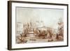 Tower of London, Stepney, London, C1840-William Parrott-Framed Giclee Print