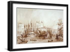 Tower of London, Stepney, London, C1840-William Parrott-Framed Giclee Print