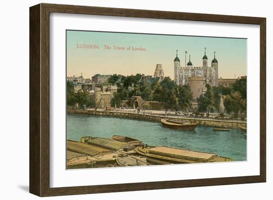 Tower of London, Thames-null-Framed Art Print