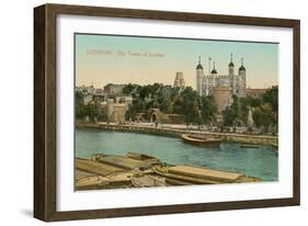 Tower of London, Thames-null-Framed Art Print