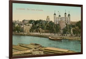 Tower of London, Thames-null-Framed Art Print