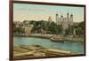 Tower of London, Thames-null-Framed Art Print