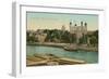 Tower of London, Thames-null-Framed Premium Giclee Print