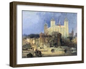 Tower of London-David Roberts-Framed Giclee Print