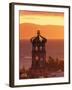 Tower of Nuestra Senora de Guadalupe at Sunset, and Bay of Banderas, Puerto Vallarta, Mexico-Merrill Images-Framed Premium Photographic Print