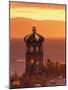 Tower of Nuestra Senora de Guadalupe at Sunset, and Bay of Banderas, Puerto Vallarta, Mexico-Merrill Images-Mounted Photographic Print