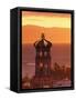 Tower of Nuestra Senora de Guadalupe at Sunset, and Bay of Banderas, Puerto Vallarta, Mexico-Merrill Images-Framed Stretched Canvas