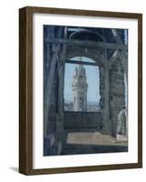 Tower of Palazzo Del Podesta-Giuseppe Abbati-Framed Giclee Print