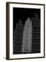 Tower of Pisa Night-Cristian Mielu-Framed Art Print