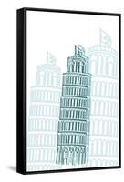 Tower of Pisa-Cristian Mielu-Framed Stretched Canvas