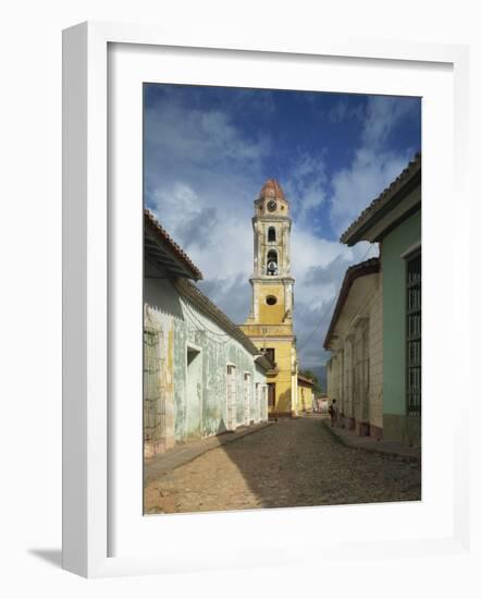 Tower of St. Francis of Assisi Convent and Church, Trinidad, Cuba, West Indies, Central America-Harding Robert-Framed Photographic Print