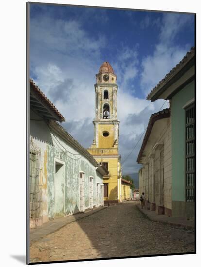 Tower of St. Francis of Assisi Convent and Church, Trinidad, Cuba, West Indies, Central America-Harding Robert-Mounted Photographic Print